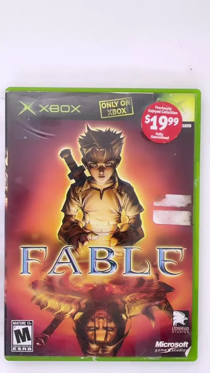 Fable Microsoft Xbox 2004 European Version