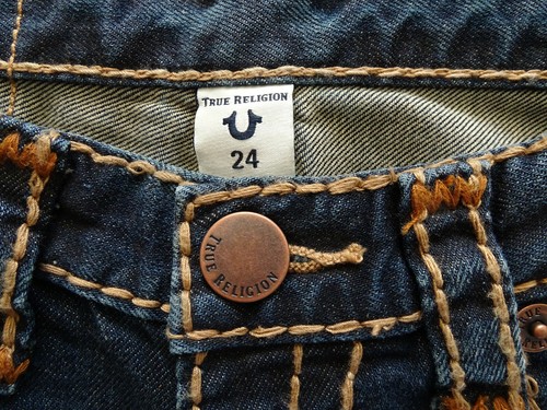 TRUE RELIGION CAMERON SUPER T BOYFRIEND JEANS Damen Jeanshose Gr.24 NEU ETIKETT - 第 12/12 張圖片