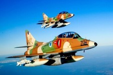 Calamita per frigorifero / cassetta degli attrezzi - israeliana A4 Skyhawk #325