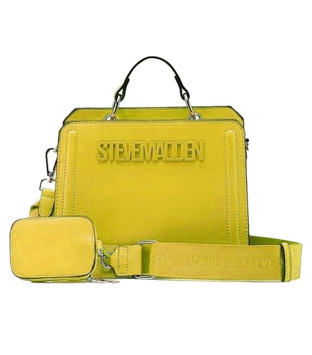 $98 Steve Madden Black Yellow Faux Leather Floral Studded Backpack NEW Steve Madden Backpack Floral Bags & Handbags for Women for  main image 4