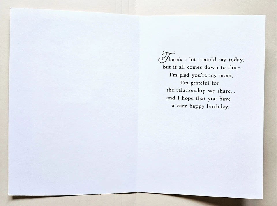 ¡Feliz cumpleaños, para ti, mamá! /Sello/Tarjeta de felicitación (incl. Sobre 5×7") Foto 3 de 4