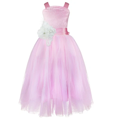 Flower Girl Dress Pageant Wedding Bridesmaid Formal Kids Party Princess Dresses - Picture 66 of 83