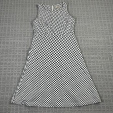 Loft Outlet Dress Size 2 Black & White Sleeveless Fit & Flare
