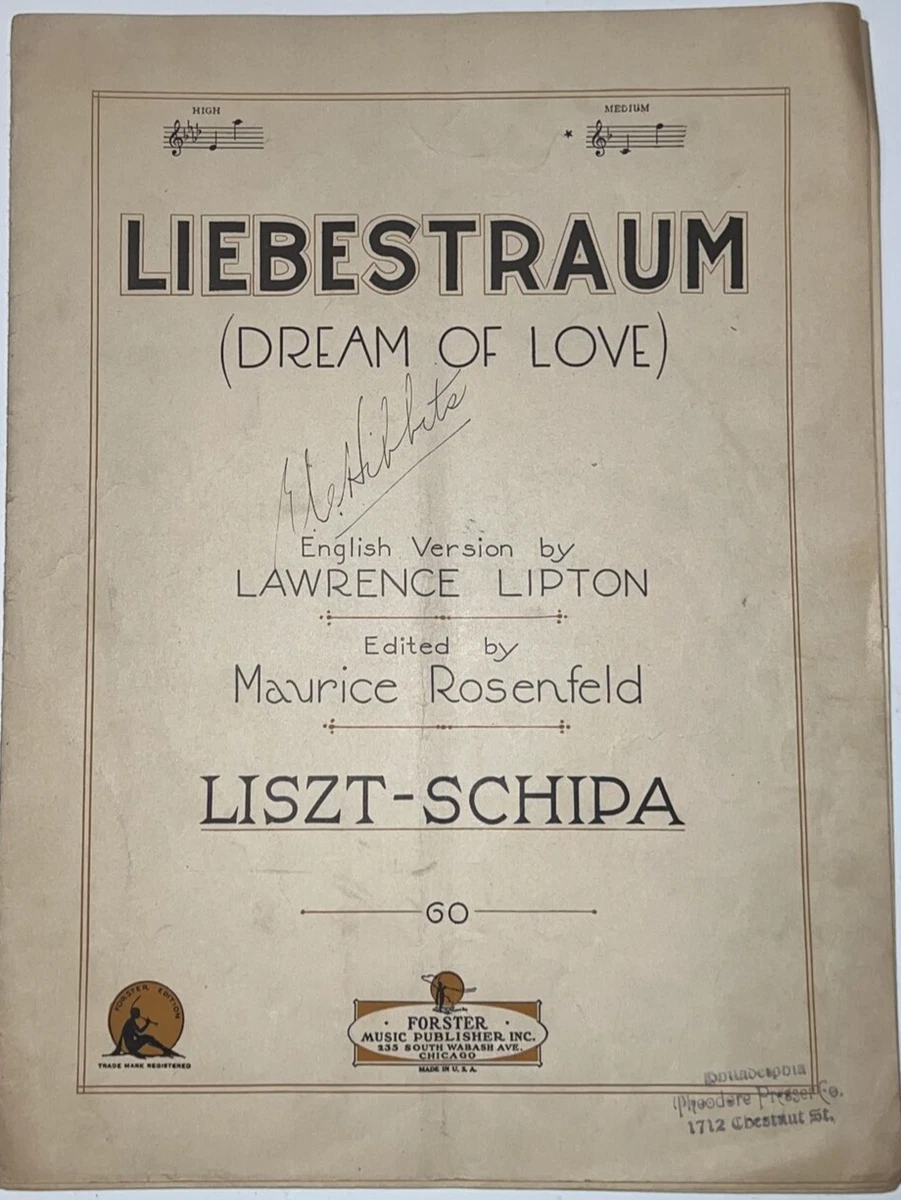 Liebestraum love 2024 dream instrument used