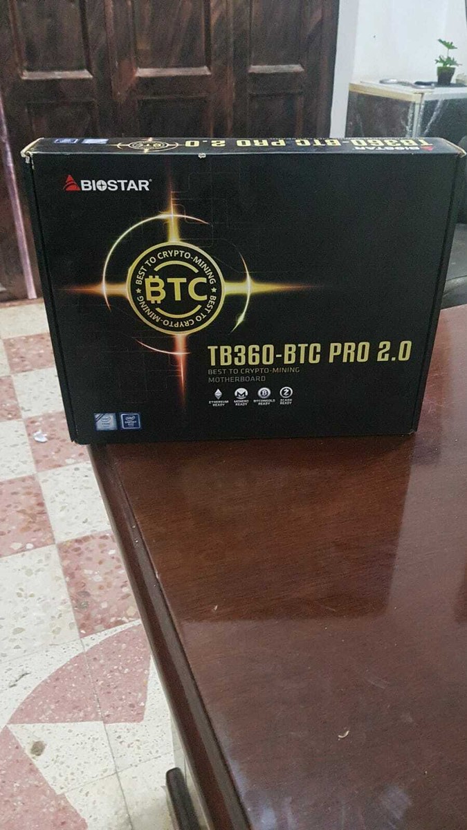 BIOSTAR TB360-BTC PRO 2.0 Biostar TB360-BTC PRO 2.0 LGA1151 DDR4 HDMI 12  PCIe Crypto-