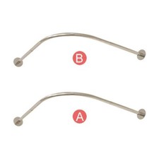 Tringle à rideau de douche incurvée Tringle de douche réglable 30 à 51