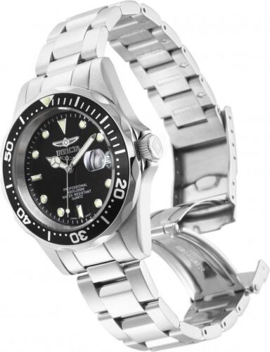 Invicta Pro Diver 200M Quarz Schwarzes Zifferblatt 8932 Herrenuhr - Bild 3 von 4