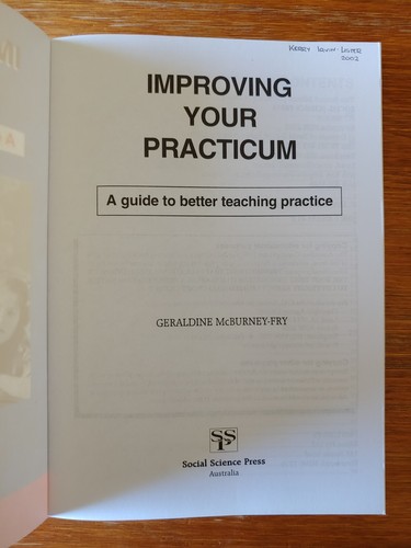 Improve Your Practicum: A Guide To Better Teaching Practice - Paperback Book - Picture 6 of 7