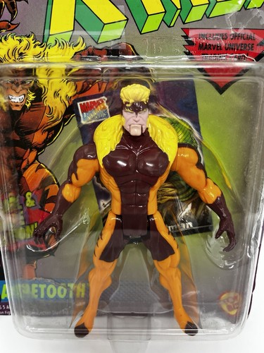 1993 Toy Biz Marvel Mutants The Uncanny X-Men SABBERTOOTH Snarl & Swipe NIOB! - Picture 2 of 4