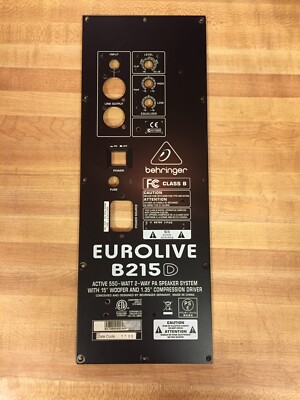 Behringer Eurolive B215D Back Plate Cover no Electronics EBay behringer-eurolive-b215d-back-plate-cover-no-electronics-ebay