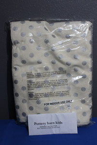 POTTERY BARN KIDS Assembly Instruction Regular TeePee Cover Silver Dot COVERONLY