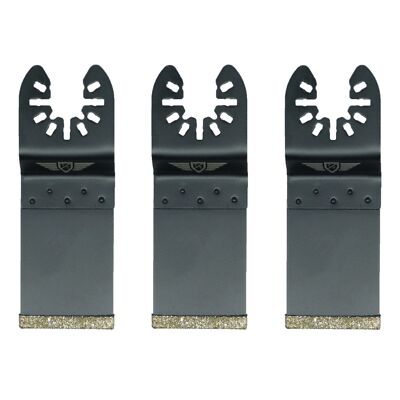 3x SabreCut Diamant End Cut Klinge für Dewalt Stanley Worx oszillierende Multitools