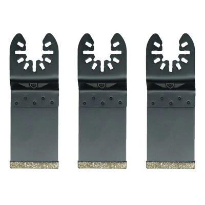 3x SabreCut Diamond End Cut Blade for Dewalt Stanley Worx Oscillating Multitools