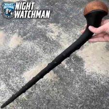 KS MART Black Hardwood Cane Irish Shillelagh Style Walking Stick Handcrafted 36