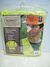 C. E. Schmidt Class 3 Certified Short Sleeve Hi-Visibility Vest Med/Large