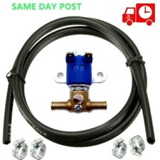 Electroválvula Gasolina, Diesel 12V DC.Válvula Alta Calidad LATÓN 1metro Manguera Combustible