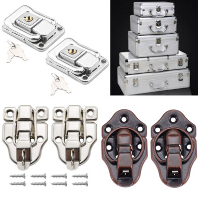 Adjustable Self-locking Buckle Toggle Latch Clamp Cabinet Box Latch Lock 2PACK