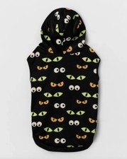 Halloween dog hoodie, Boutique Glowing Eyes Dog and Cat Costume,Size xs New