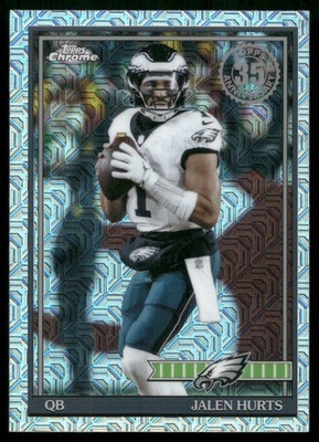 Jalen Hurts - 2026 Topps Chrome Preview Football - Mojo Refractor #91TC-43