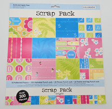Scrap Pack Bright Colorbok Acid  Lignin Free Scrapbooking Paper Crafting 45268