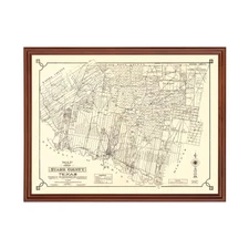 Old Map of Starr County, TX 1935 - Vintage Texas Art