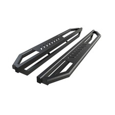 Bronco 2021-2023 2Door Stainless Rocker Guards Side Steps 6.5" Square Tube Black