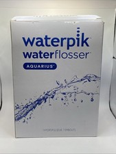 Waterpik Aquarius Water Flosser WP-667C Classic Gray 7 Tips, NEW SEALED BAGS