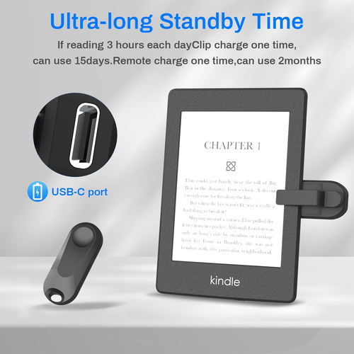 Page Turner Remote with Stand for Kindle, Clicker Page Turner for Kindle Paperwh - 第 2/12 張圖片