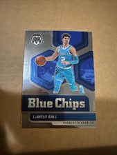 2020-21 Panini Mosaic LaMelo Ball #9 Blue Chips Base Rookie RC CHA Hornets