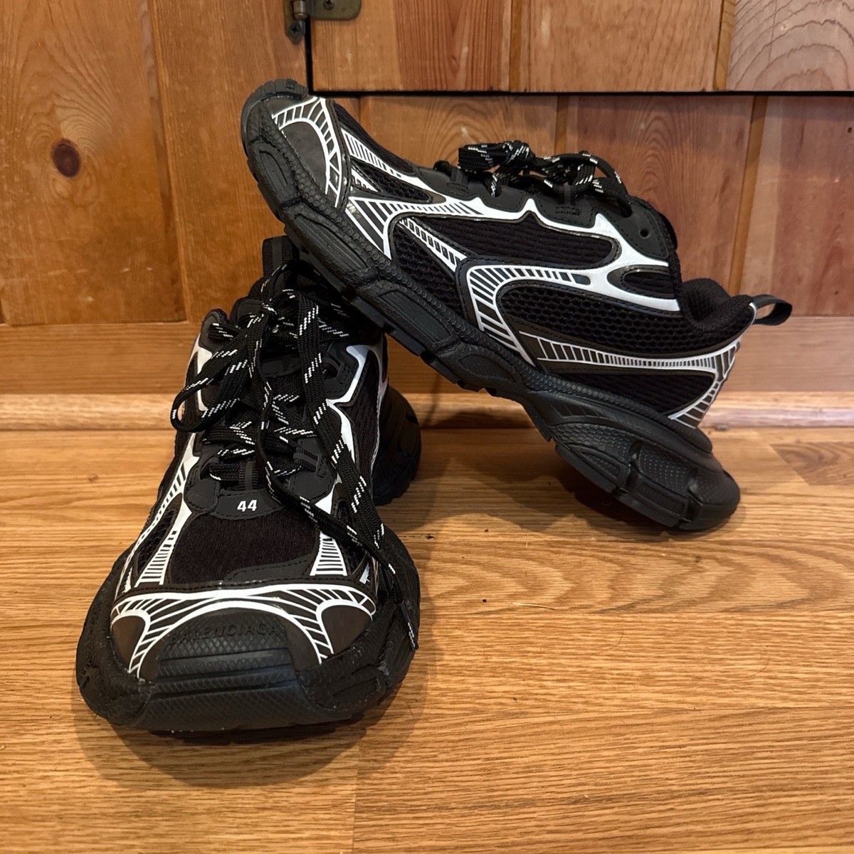 Balenciaga 3XL Sneaker Black/White, Size 11/Eu44 Comes With Box