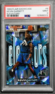 1999 Flair Showcase #8 Kevin Garnett Elevators PSA 9 | eBay