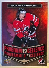 2025 UD Tim Hortons Team Canada Nathan MacKinnon #POE-1 Program of Excellence