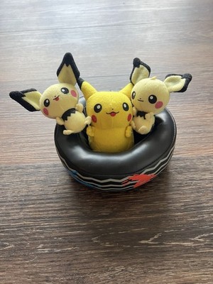 Pikachu Pichu Bros C3006 Tufty Pokemon Tube 3'' 5'' Tire Ring - Tomy