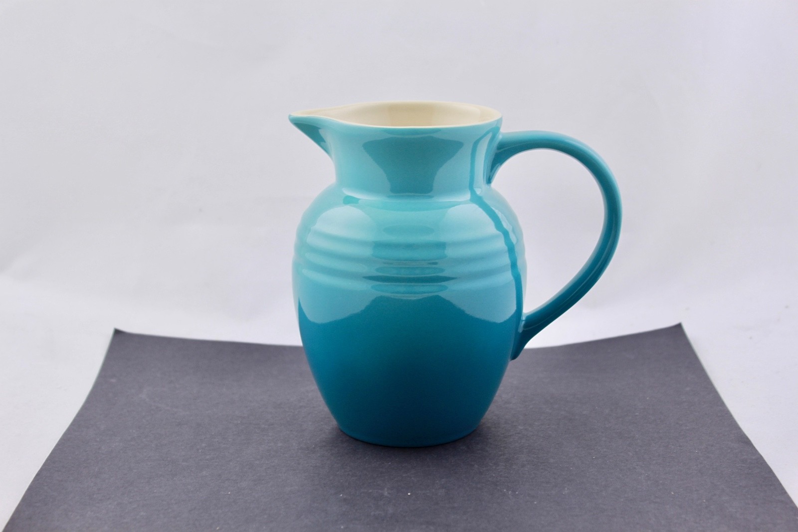 LE CREUSET CARIBBEAN SMALL PITCHER CREAMER 0.7L STONEWARE POTTERY - MINT