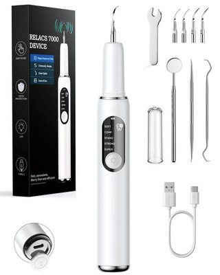 Dental Care At Home - Plaque Remover Kit 5 Speed Modes Led Light