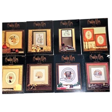 P Buckley Moss Cross Stitch Patterns Books Lot of 8 June Grigg Designs Vintage