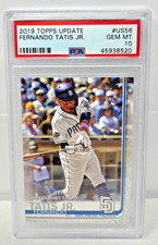 2019 Topps Update Padres FERNANDO TATIS JR ROOKIE RC CARD PSA 10 GEM MINT