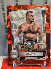 2025 WWE Topps Red Sapphire 5/5 Joe Coffey Chrome Bookend eBay 1/1