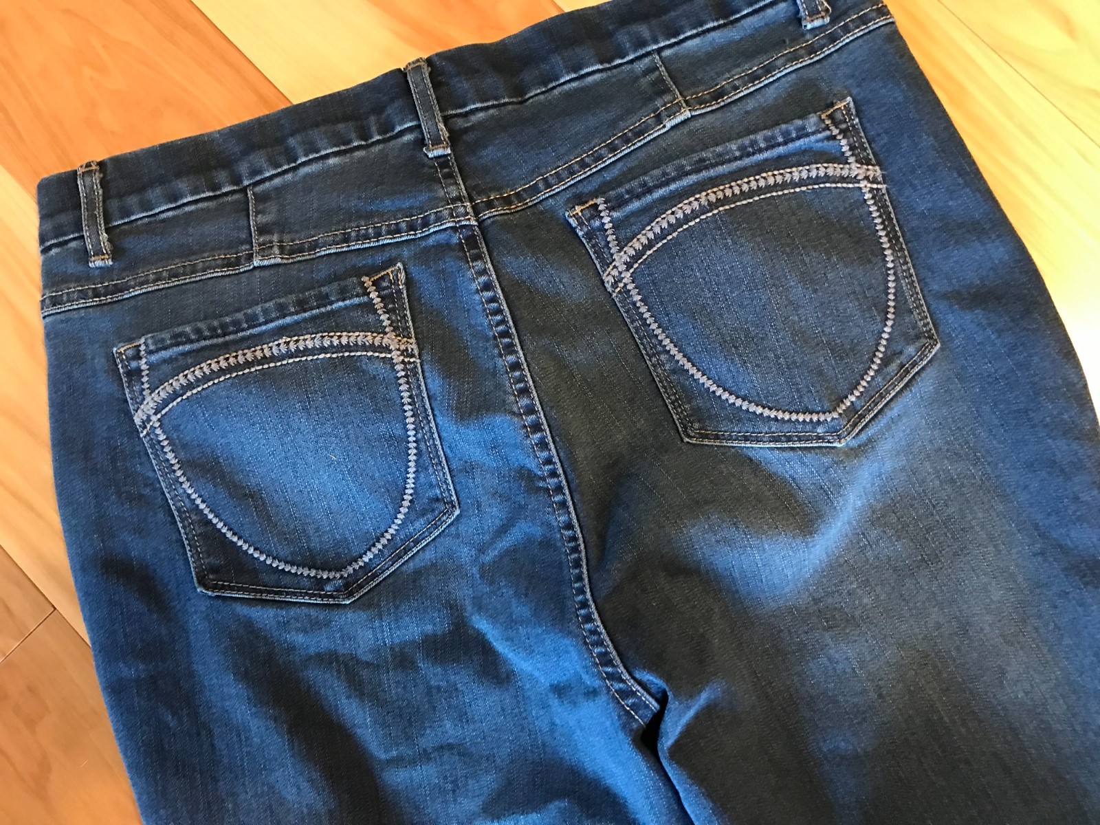 Upcycled Patchwork Jeans, Wine Theme Boho Hippie … - image 5