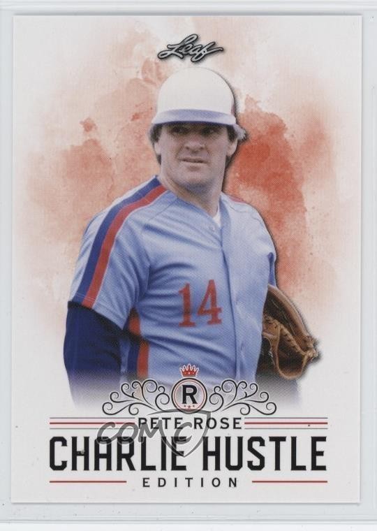 2020 Leaf Charlie Hustle Edition Pete Rose #08 1ti6