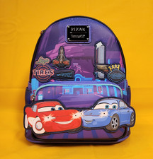 Mini mochila iluminada nocturna Loungefly Disney Cars Lightning McQueen & Sally