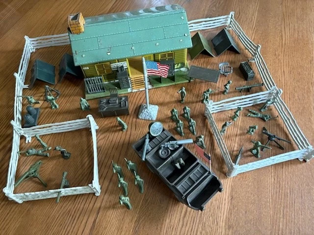 marx toy ブリキ　陸軍トレーニングセンター1950〜60年　ビンテージ Marx Army Toys In Vintage & Antique Play Sets for sale | eBay
