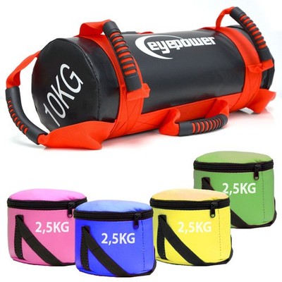 2,5-10 kg Power Bag 17x45 cm Sand Gewichtssack Sandbag CoreTraining Sandsack Rot