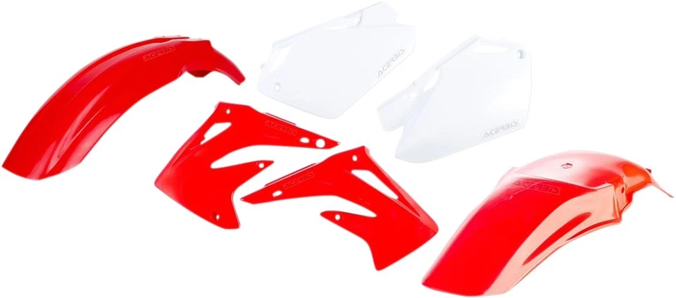 Kit de plástico Acerbis rojo y blanco 6 piezas para 03-07 Honda CR85R/Expert 2040940245 Foto 2 de 3