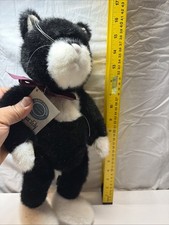 The Boyd's JB Bean Collection Vintage 1985-94 Black White Cat Plush 16  