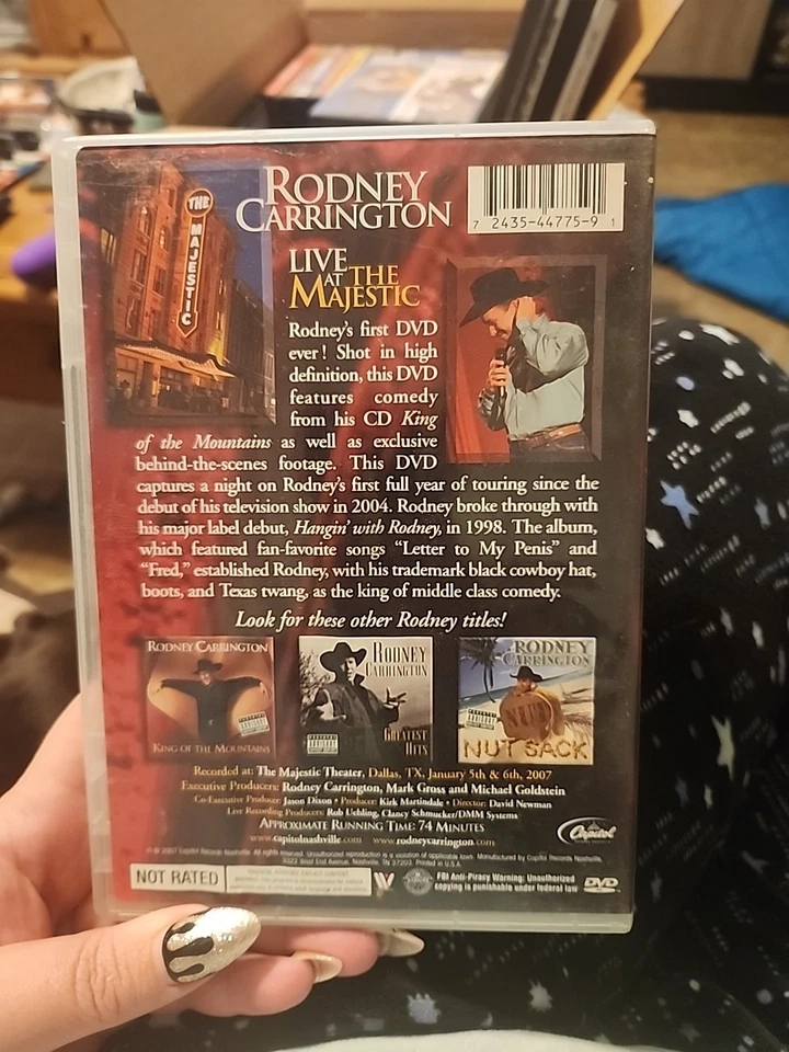 Rodney Carrington: Live at the Majestic (DVD, 2007) w/ Autographs & Show Ticket - Image 2 of 4