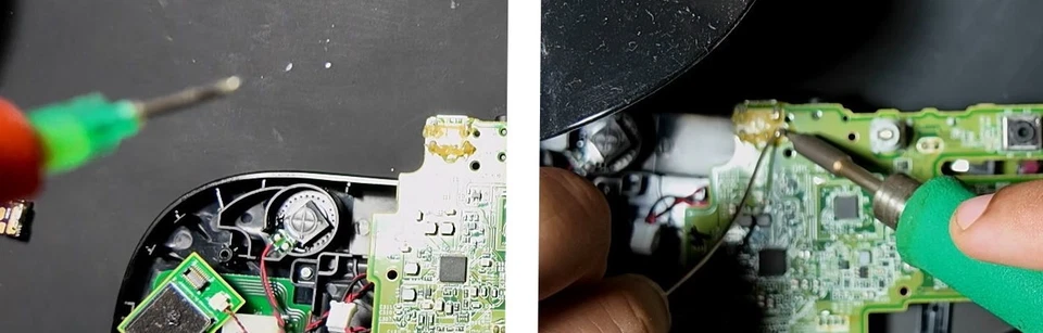 Mando Nintendo Wii U Hágalo Usted Mismo USB-C Puerto de Carga de Repuesto con Plantilla + Bisel Foto 3 de 4