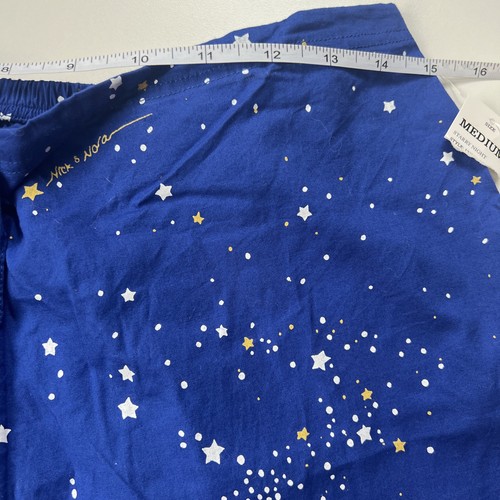 Nick & Nora Cami Top und Shorts Pyjama Set Blau Sternenmuster Größe M - Bild 12 von 14