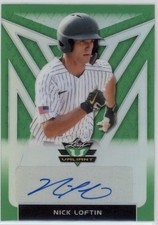 2020 Nick Loftin Leaf Valiant Portrait Green Auto  RC 40/99 #PA-NL1 (D1122)