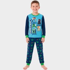Minecraft Pyjamas Kids Boys 5 6 7 8 9 10 11 12 13 Years Nightwear Sleepwear PJs